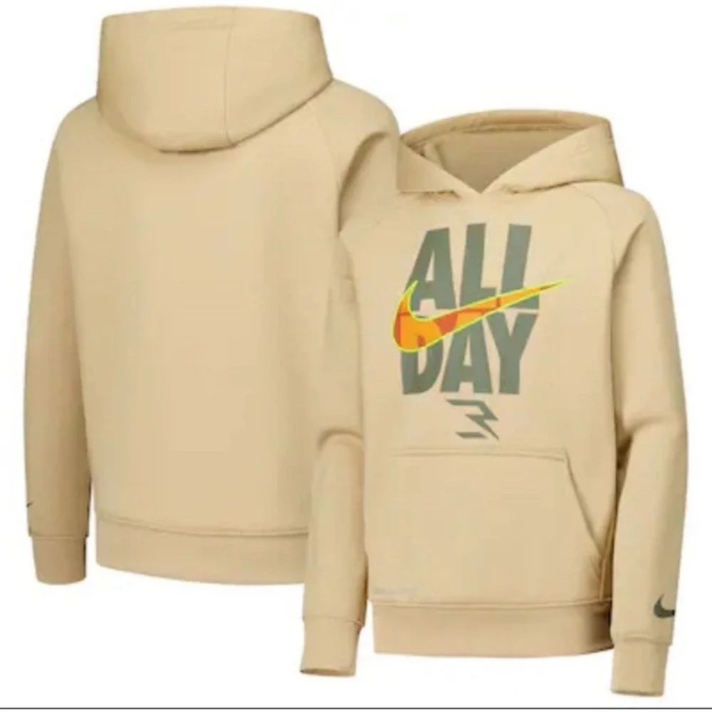 Nike 3BRAND Hoodie Youth XL Dri-FIT Pullover Sweatshirt Russell Wilson 13-15 yrs